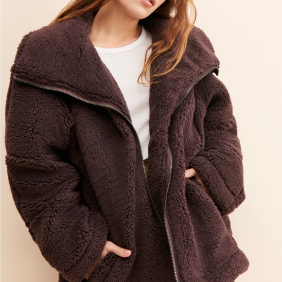 We The Free Jackets & Blazers - We The Free raya Chunky Teddy Sherpa full zip up Jacket